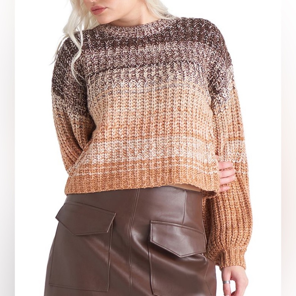 NWOT 525 Marled Long Sleeve Sweater